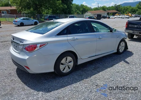 2014 Hyundai Sonata Hybrid from USA, damaged, VIN KMHEC4A4XEA116518